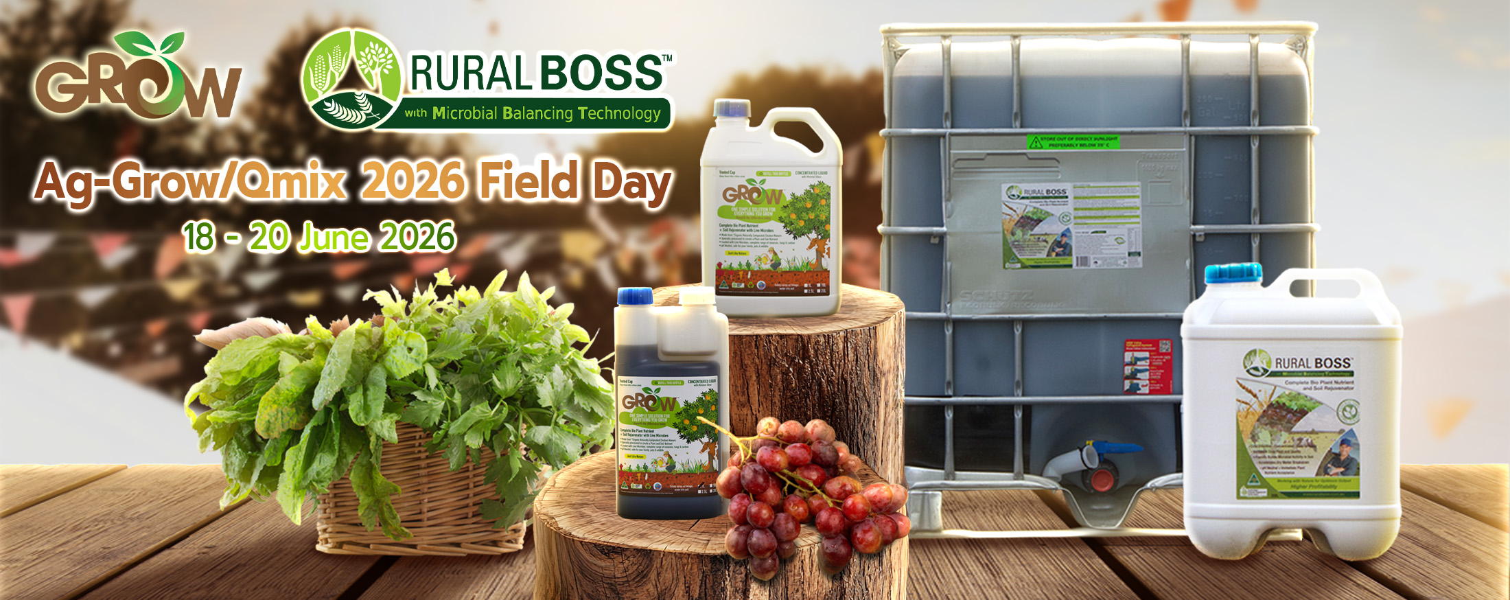 Global Boss International is Heading to Ag-Grow/Qmix 2026 Field Days with Rural Boss & GROW!